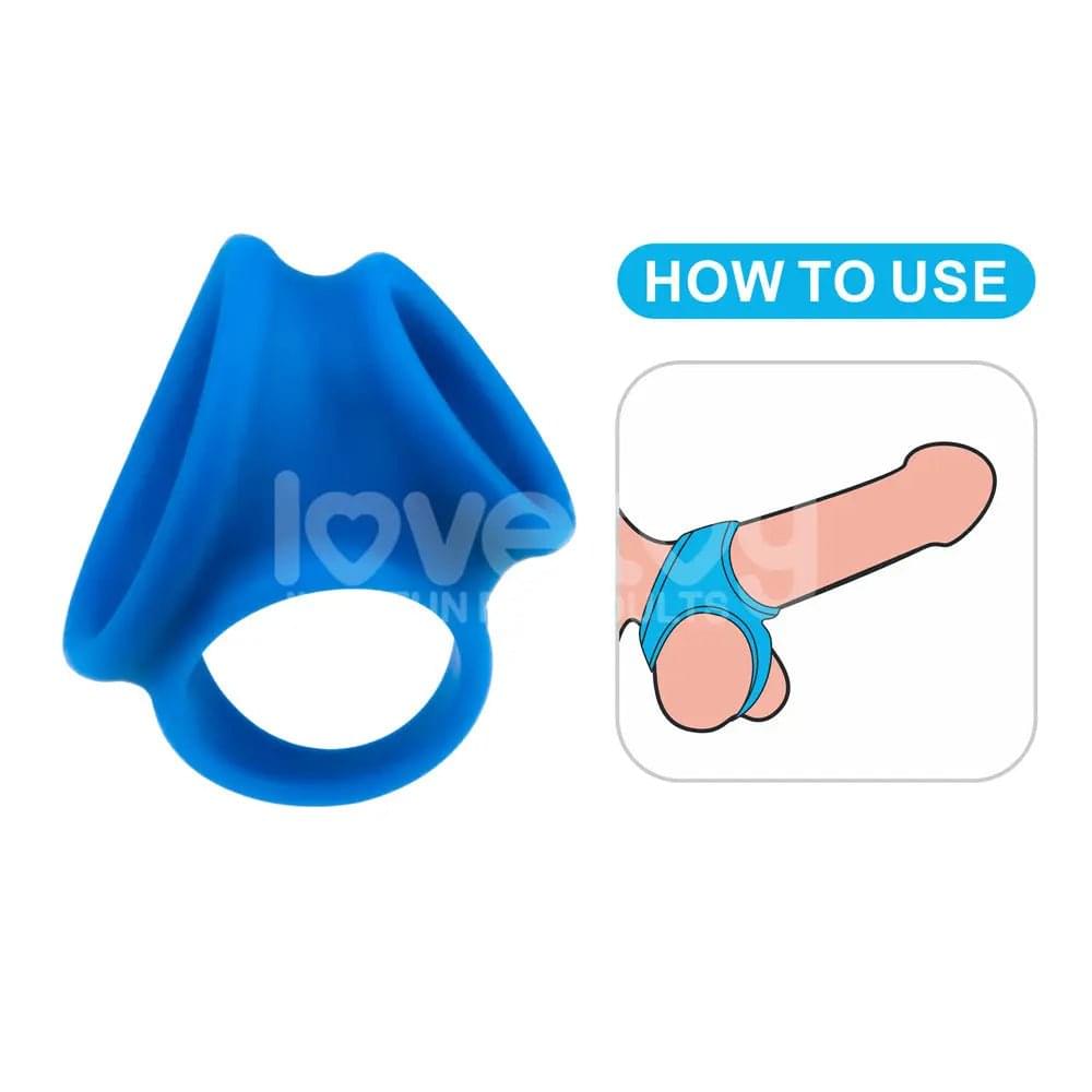 Pinnacle Pro Trio Grip Enhancer -  Cock & Balls Ring Lovetoy Discreet Intimate Essentials.