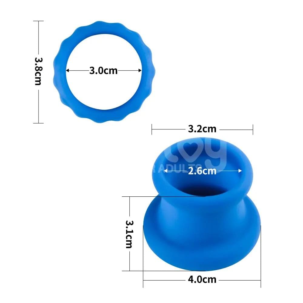 Pinnacle Pro Twin Flex -  Cock & Balls Rings Lovetoy Discreet Intimate Essentials.