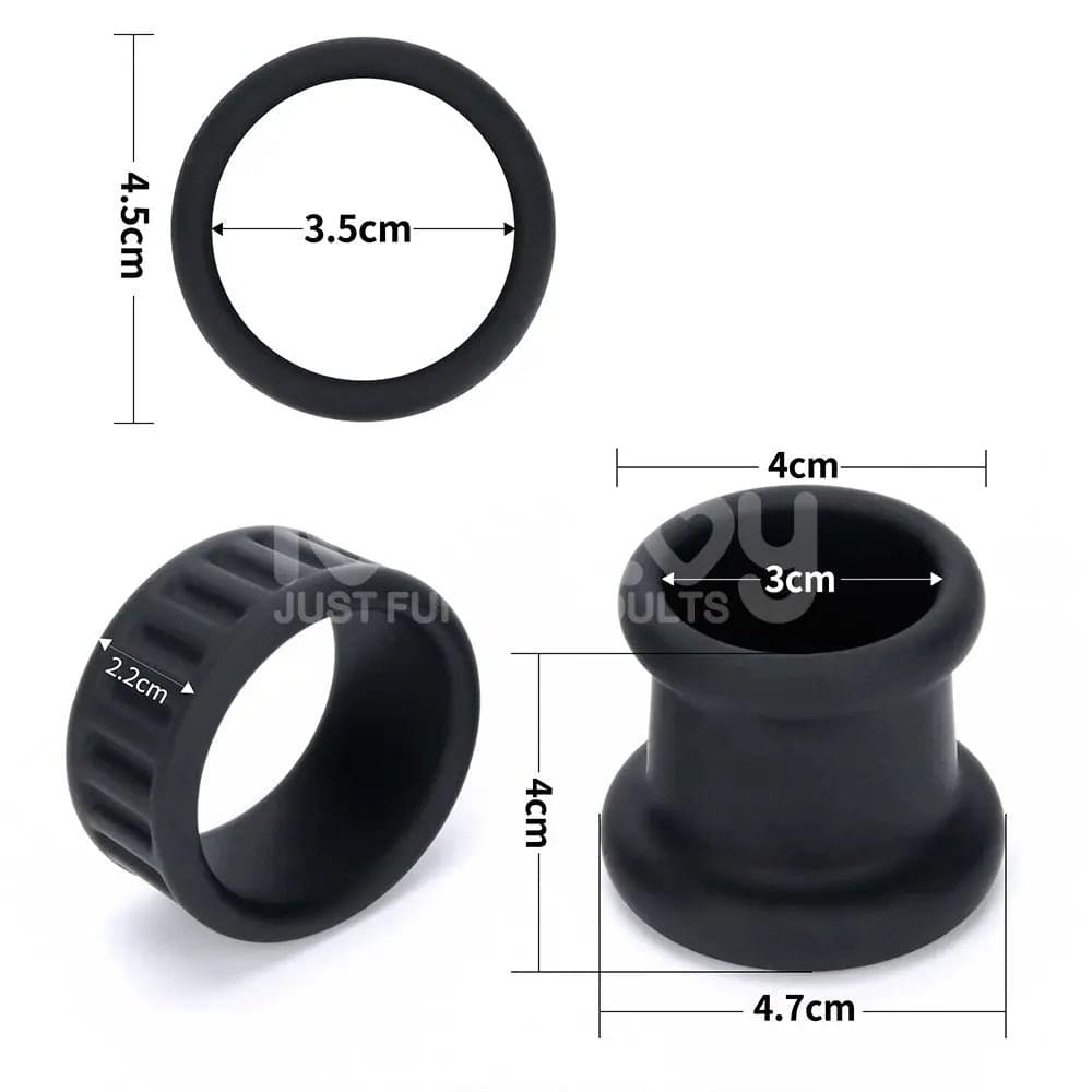 Pinnacle Pro Twin Grip Enhancer -  Cock & Balls Ring Lovetoy Discreet Intimate Essentials.