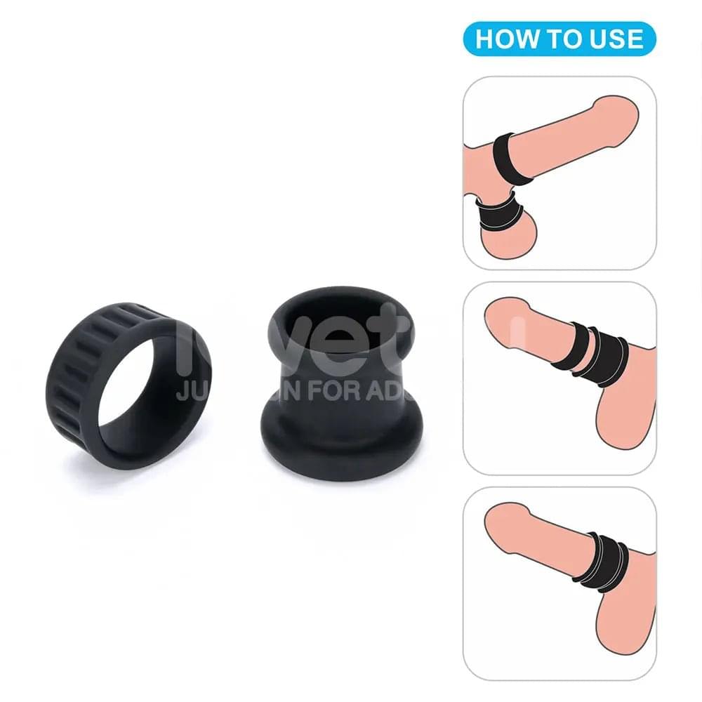 Pinnacle Pro Twin Grip Enhancer -  Cock & Balls Ring Lovetoy Discreet Intimate Essentials.