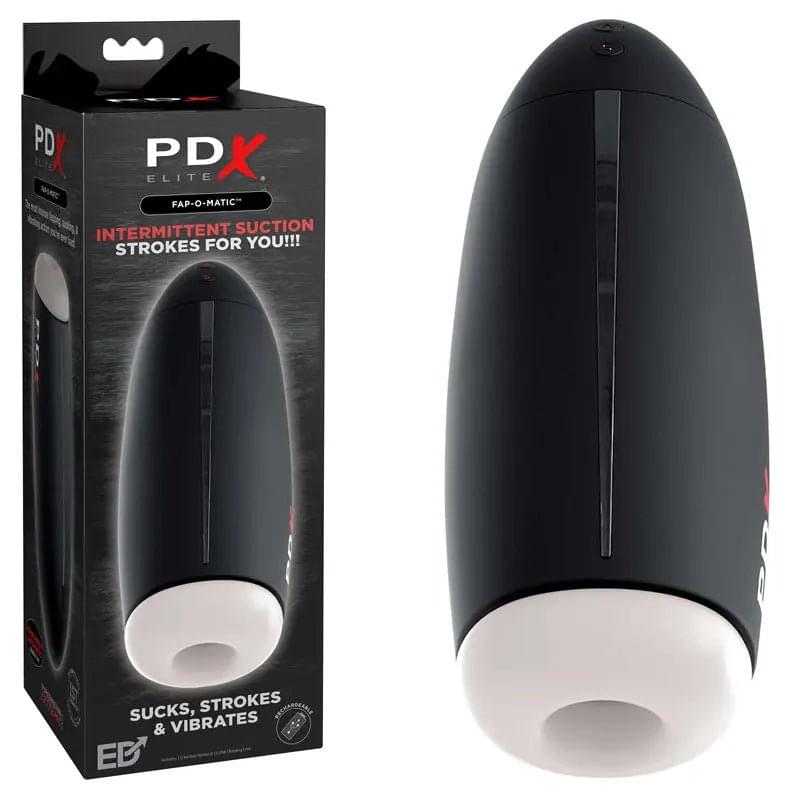 Pipedream Extreme Toys Elite Fap-O-Matic - USB Rechargeable Sucking Masturbator Pipedream Discreet Intimate Essentials.