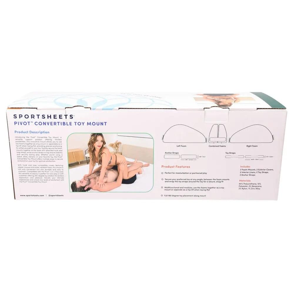 Pivot Convertible Toy Mount -  Adjustable Multi-Use Toy Positioner Sportsheets Discreet Intimate Essentials.