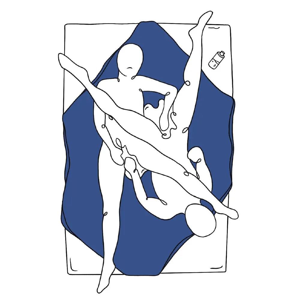 Pivot Protector -  Triple-Layered Waterproof Blanket Sportsheets Discreet Intimate Essentials.