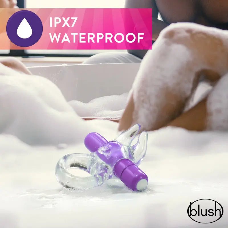 Shop affordable quality Play With Me Bull Vibrating C-Ring - Clear/ Vibrating Cock Ring - Discreet Intimate Essentials - COCK RINGS - Blush Novelties