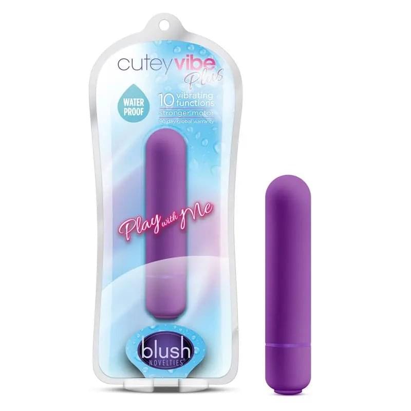 Play with Me Cutey Vibe Plus Purple Play With Me Discreet Intimate Essentials.