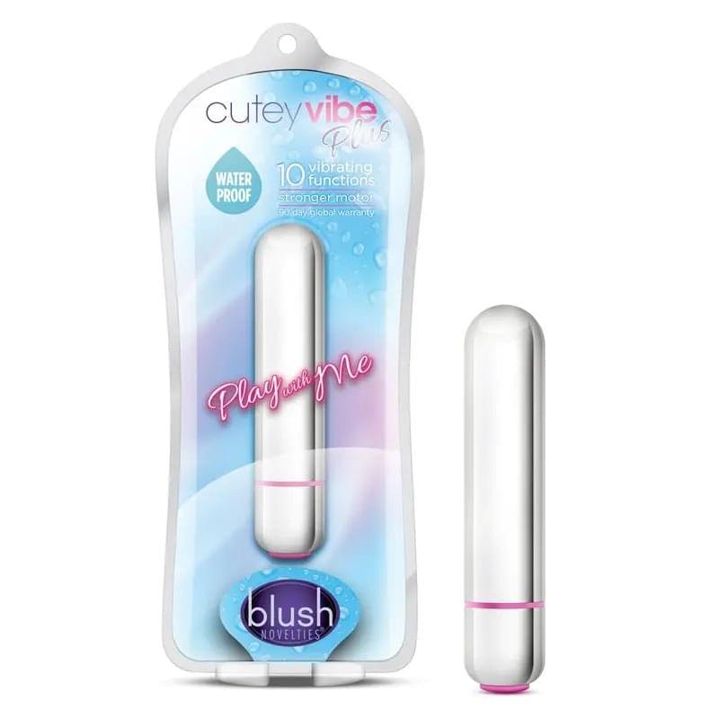 Play with Me Cutey Vibe Plus Silver Play With Me Discreet Intimate Essentials.