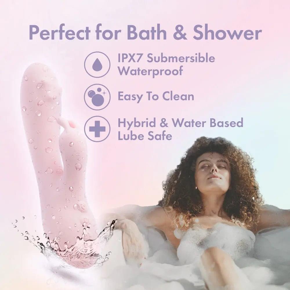 Play With Me - Fairy Flutter -  19.7 cm USB Rechargeable Rabbit Vibrator Blush Novelties Discreet Intimate Essentials.