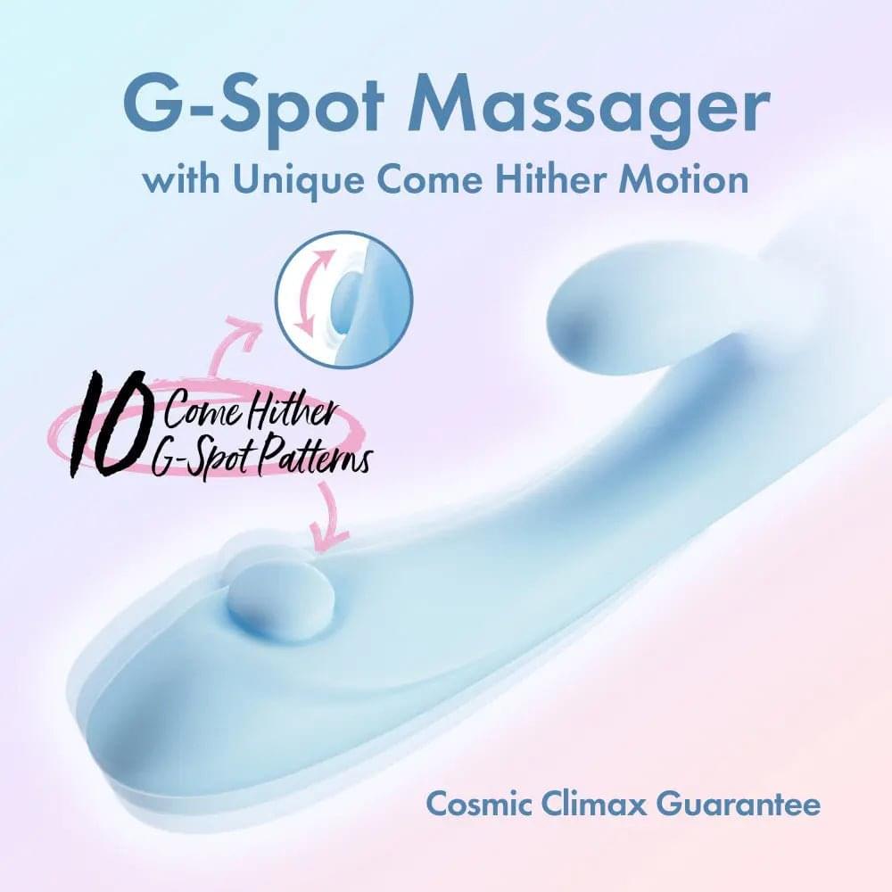 Play With Me - Moondust Magic -  20.3 cm USB Rechargeable Rabbit Vibrator Blush Novelties Discreet Intimate Essentials.