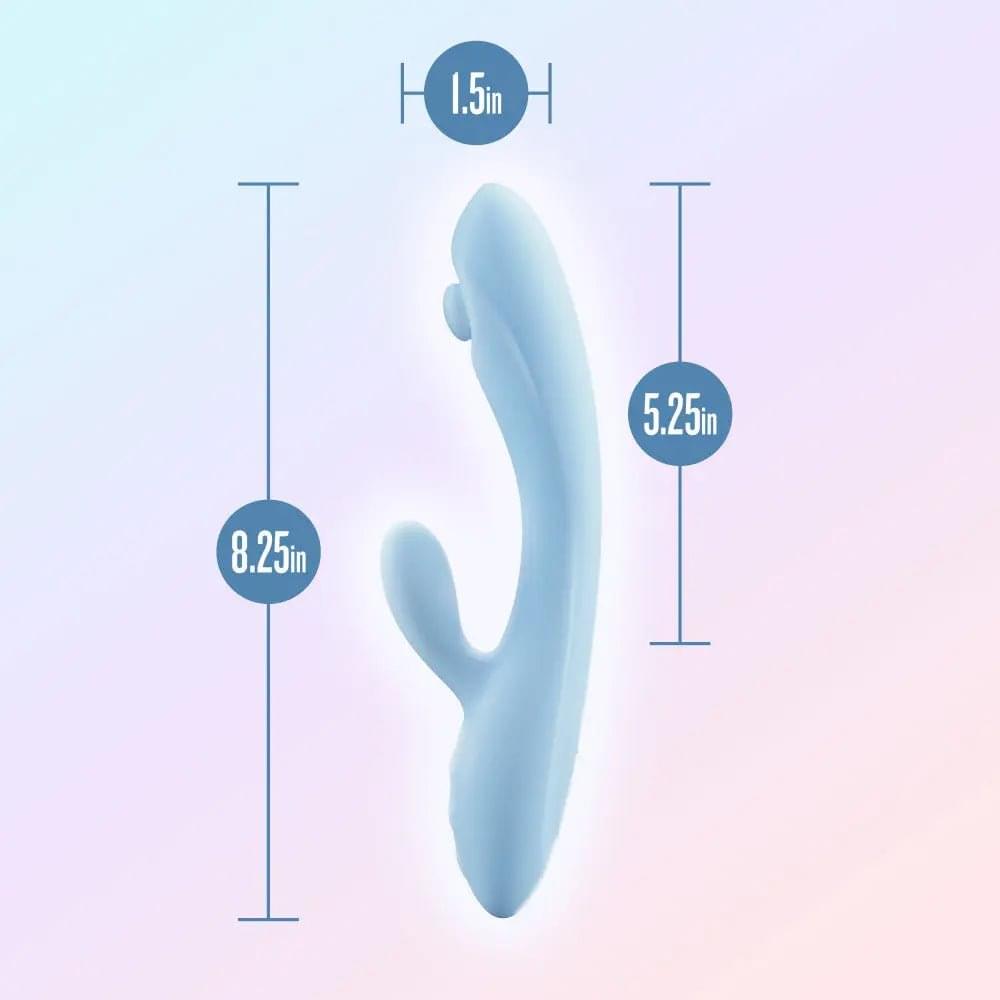 Play With Me - Moondust Magic -  20.3 cm USB Rechargeable Rabbit Vibrator Blush Novelties Discreet Intimate Essentials.