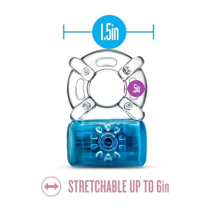Play With Me Pleaser Rechargeable C-Ring -  -  Rechargeable Cock Ring Blush Novelties Discreet Intimate Essentials.