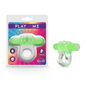 Play With Me Teaser Vibrating C-Ring - G - Blush Novelties Discreet Intimate Essentials.