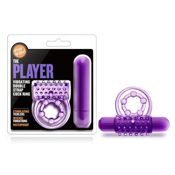 Play With Me - The Player -  Vibrating Cock & Ball Rings Blush Novelties Discreet Intimate Essentials.
