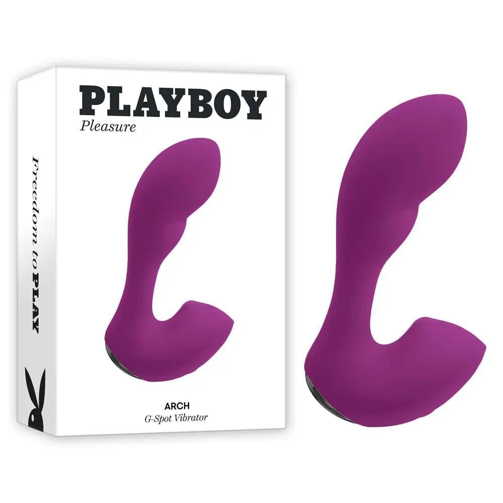 Playboy Pleasure ARCH -  14.1 cm USB Rechargeable G-Spot Vibrator Playboy Pleasure Discreet Intimate Essentials.