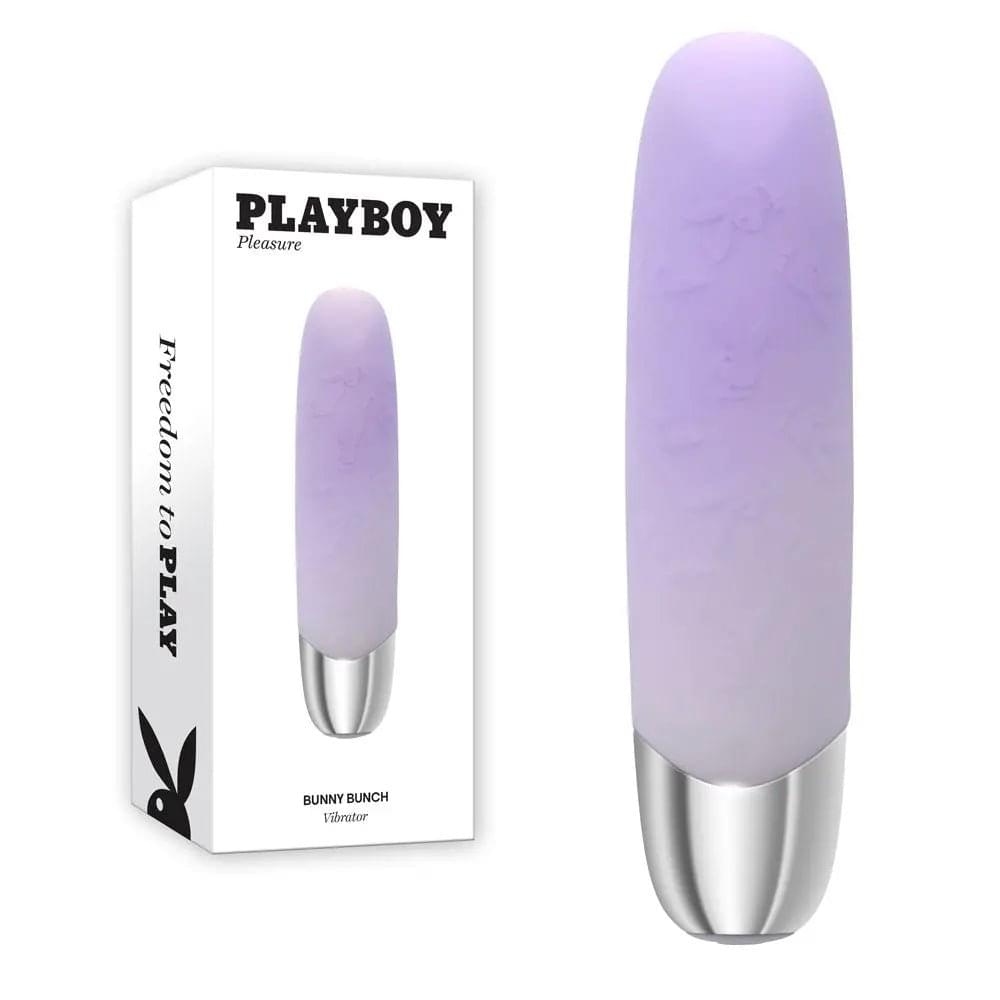Playboy Pleasure BUNNY BUNCH - Pearl 11.3 cm USB Rechargeable Bullet Playboy Pleasure Discreet Intimate Essentials.