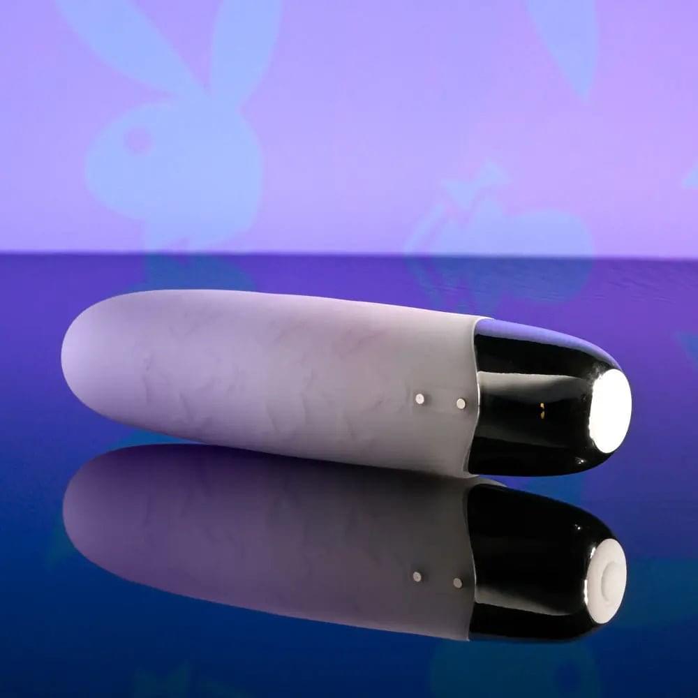 Playboy Pleasure BUNNY BUNCH - Pearl 11.3 cm USB Rechargeable Bullet Playboy Pleasure Discreet Intimate Essentials.