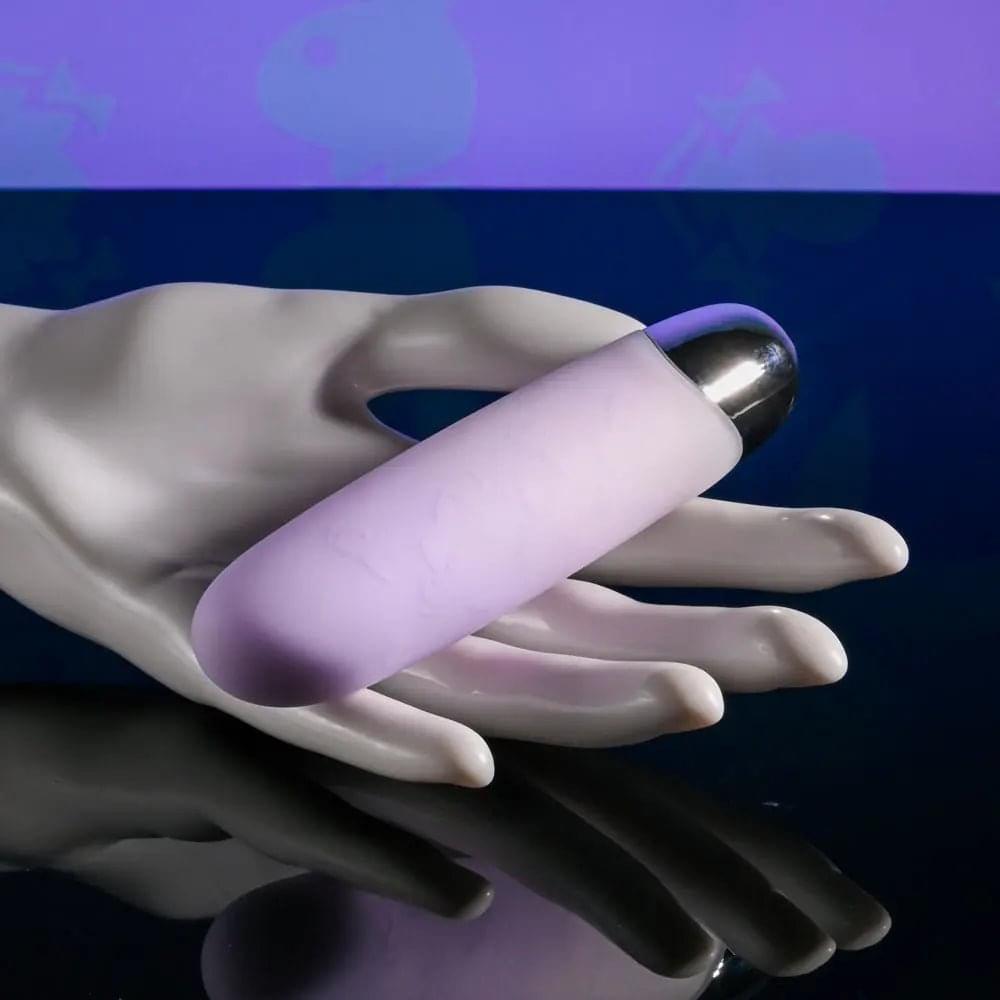Playboy Pleasure BUNNY BUNCH - Pearl 11.3 cm USB Rechargeable Bullet Playboy Pleasure Discreet Intimate Essentials.