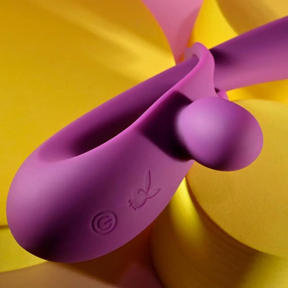 Playboy Pleasure CHA CHA SLIDE -  20 cm USB Rechargeable Rabbit Vibrator Playboy Pleasure Discreet Intimate Essentials.