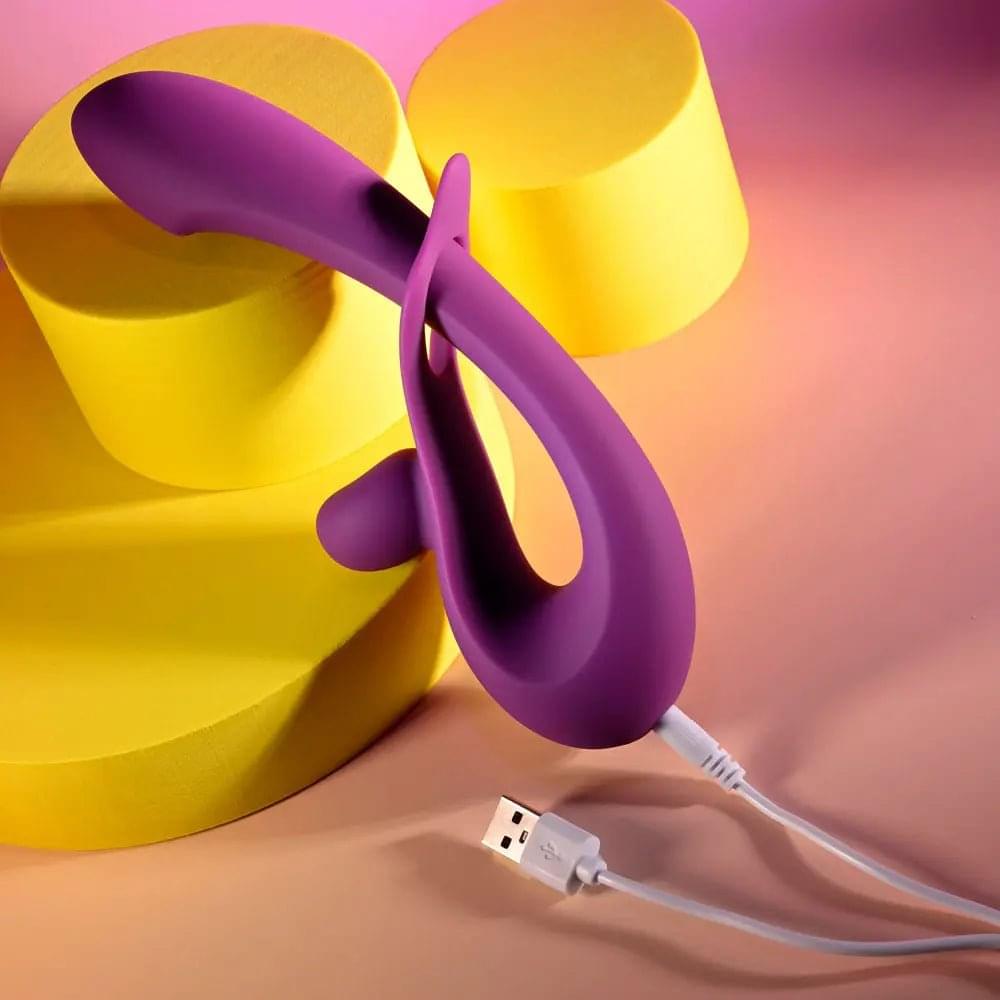 Playboy Pleasure CHA CHA SLIDE -  20 cm USB Rechargeable Rabbit Vibrator Playboy Pleasure Discreet Intimate Essentials.