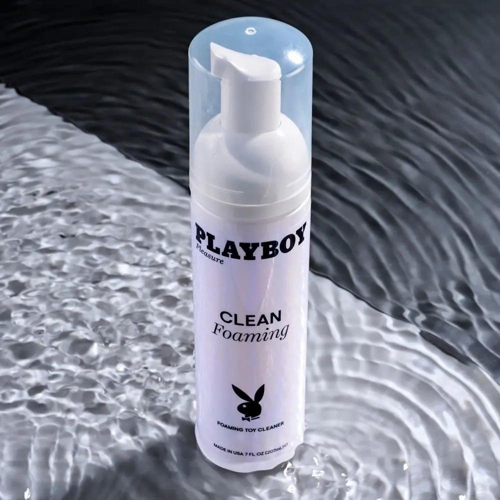 Playboy Pleasure CLEAN FOAMING - Foaming Toy Cleaner - 207 ml Bottle Playboy Pleasure Discreet Intimate Essentials.