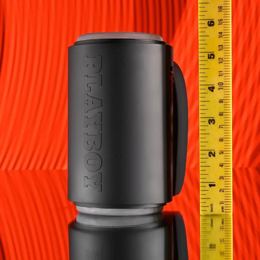 Playboy Pleasure COME ALONG - USB Rechargeable Vibrating Stroker Playboy Pleasure Discreet Intimate Essentials.