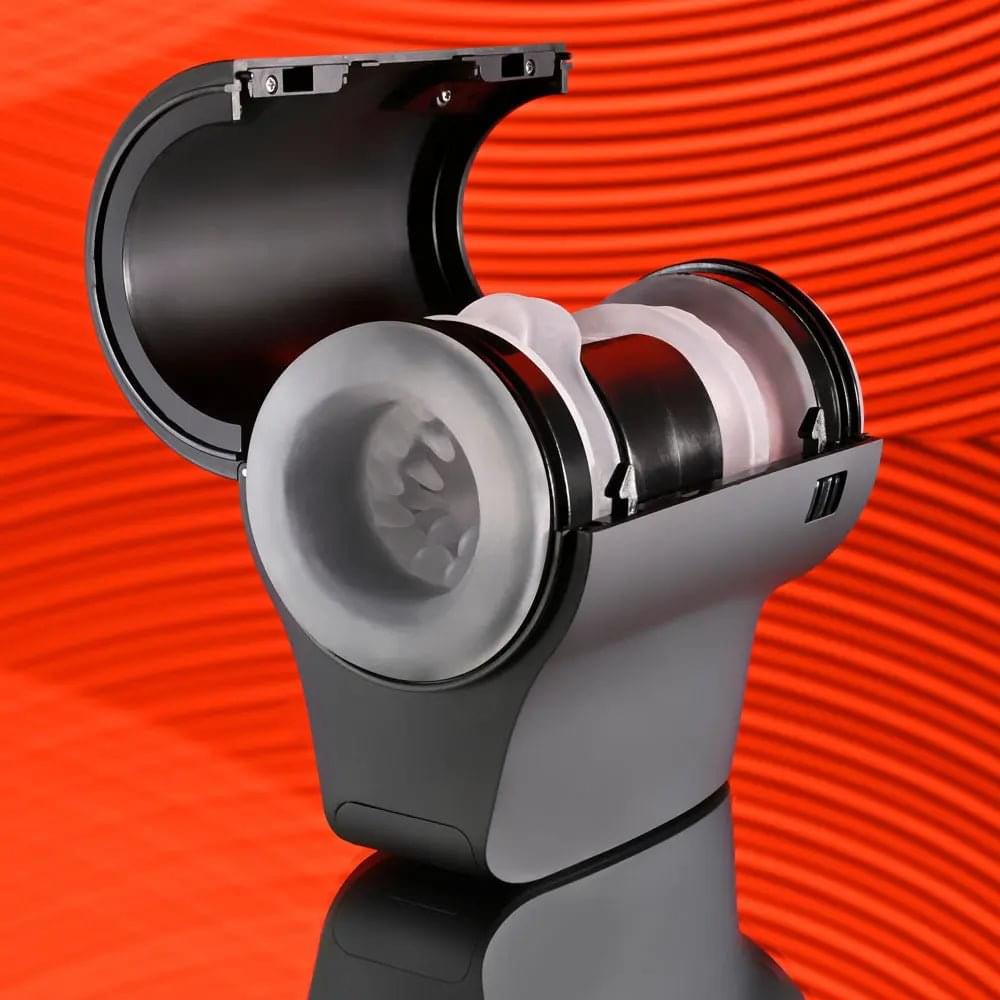 Playboy Pleasure COME ALONG - USB Rechargeable Vibrating Stroker Playboy Pleasure Discreet Intimate Essentials.