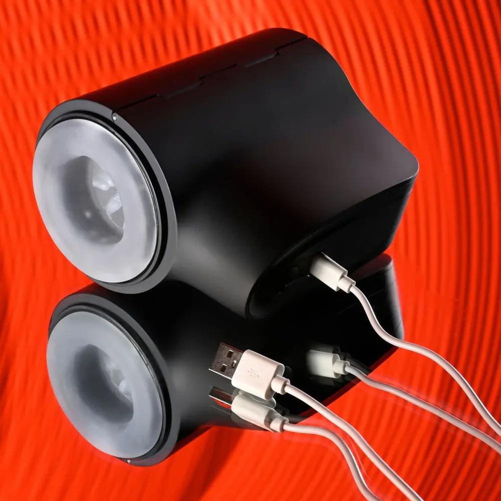 Playboy Pleasure COME ALONG - USB Rechargeable Vibrating Stroker Playboy Pleasure Discreet Intimate Essentials.
