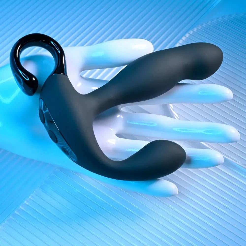 Playboy Pleasure COME HITHER -  13.2 cm USB Rechargeable Vibrating Prostate Massager with Wireless Remote Control Playboy Pleasure Discreet Intimate Essentials.