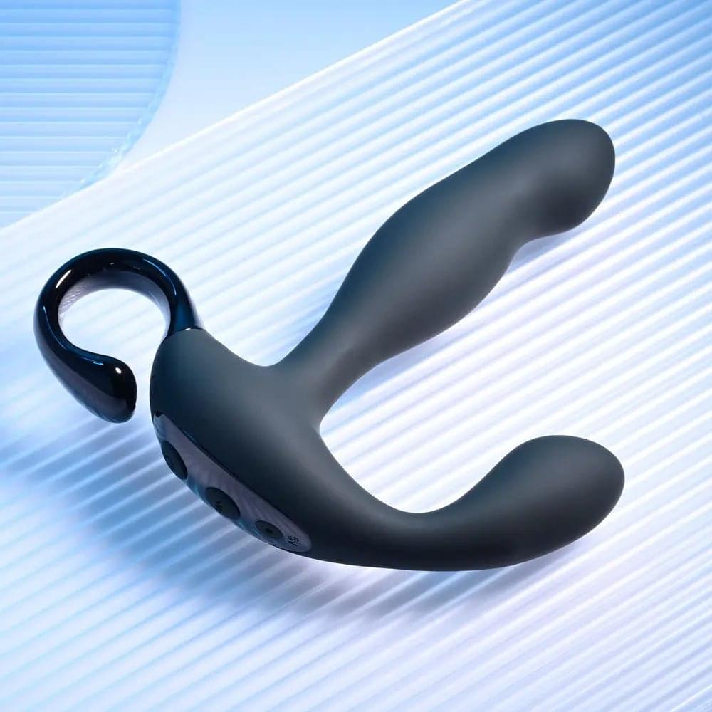 Playboy Pleasure COME HITHER -  13.2 cm USB Rechargeable Vibrating Prostate Massager with Wireless Remote Control Playboy Pleasure Discreet Intimate Essentials.
