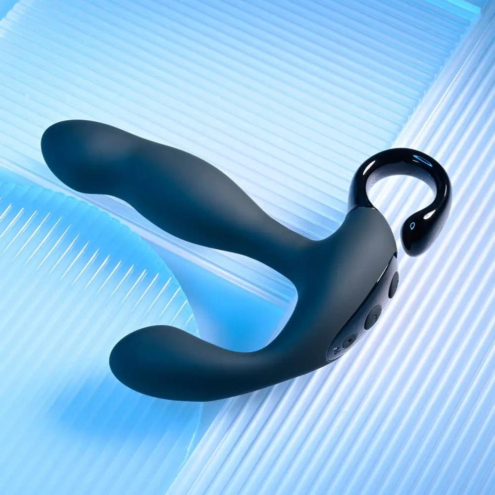 Playboy Pleasure COME HITHER -  13.2 cm USB Rechargeable Vibrating Prostate Massager with Wireless Remote Control Playboy Pleasure Discreet Intimate Essentials.