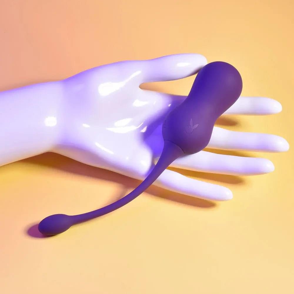 Playboy Pleasure DOUBLE TIME -  USB Rechargeable Vibrating Kegel Balls Playboy Pleasure Discreet Intimate Essentials.