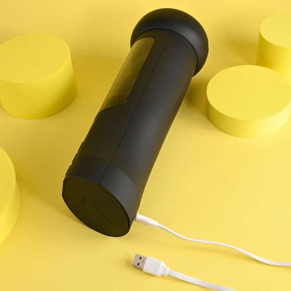 Playboy Pleasure END GAME - USB Rechargeable Vibrating & Self Sanitising Stroker Playboy Pleasure Discreet Intimate Essentials.