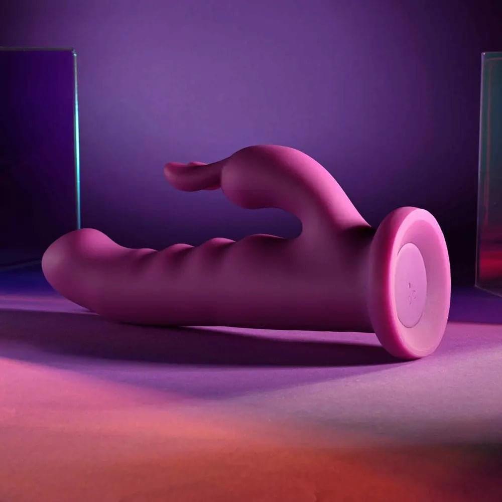 Playboy Pleasure FLUFFLE -  19.7 cm USB Rechargeable Rabbit Vibrator Playboy Pleasure Discreet Intimate Essentials.