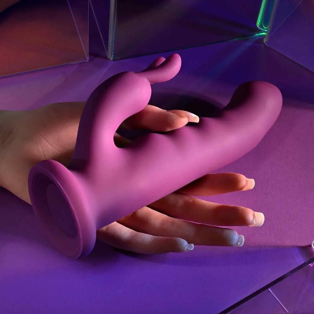 Playboy Pleasure FLUFFLE -  19.7 cm USB Rechargeable Rabbit Vibrator Playboy Pleasure Discreet Intimate Essentials.