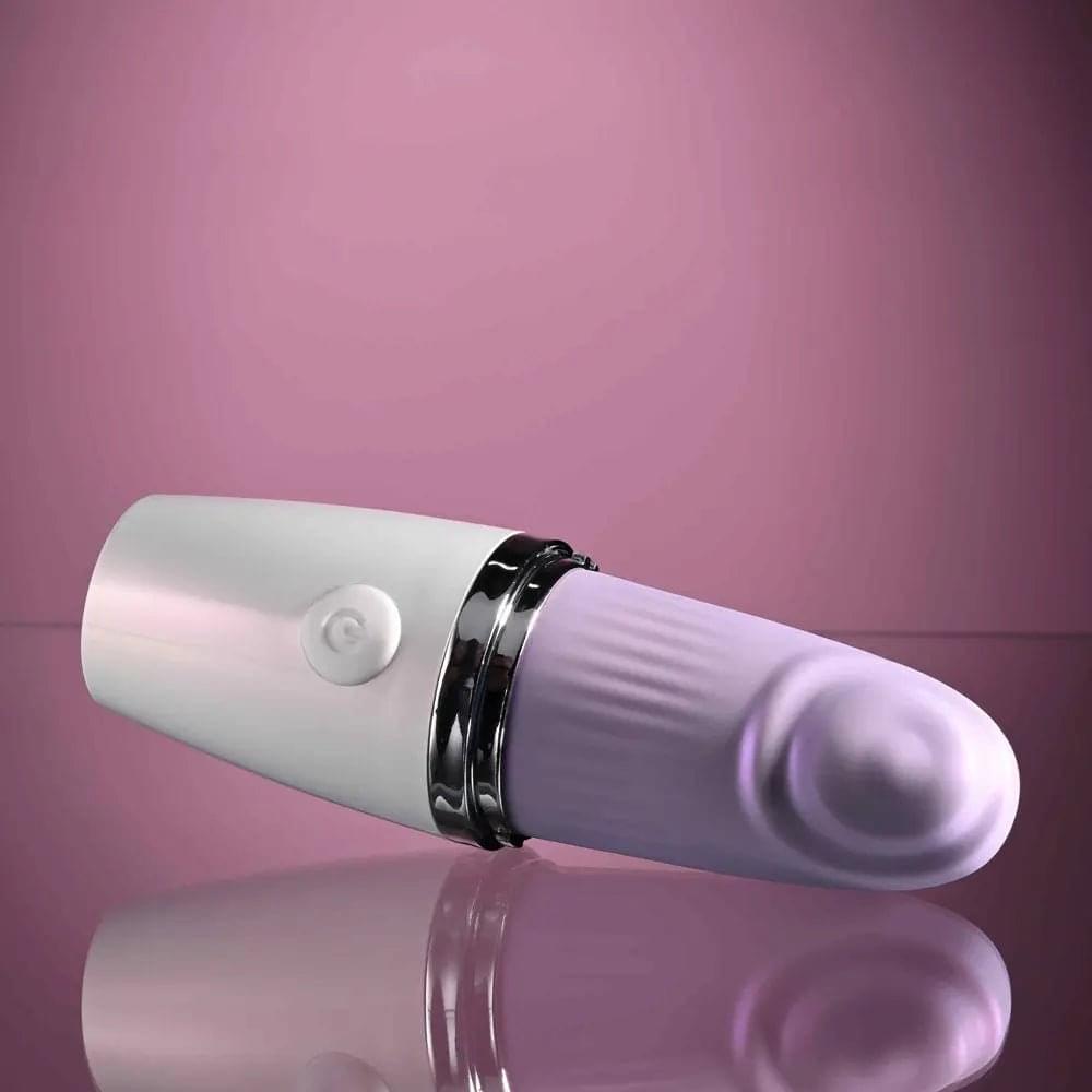 Playboy Pleasure GETAWAY - White/ 14.2 cm USB Rechargeable Tapping Stimulator Playboy Pleasure Discreet Intimate Essentials.