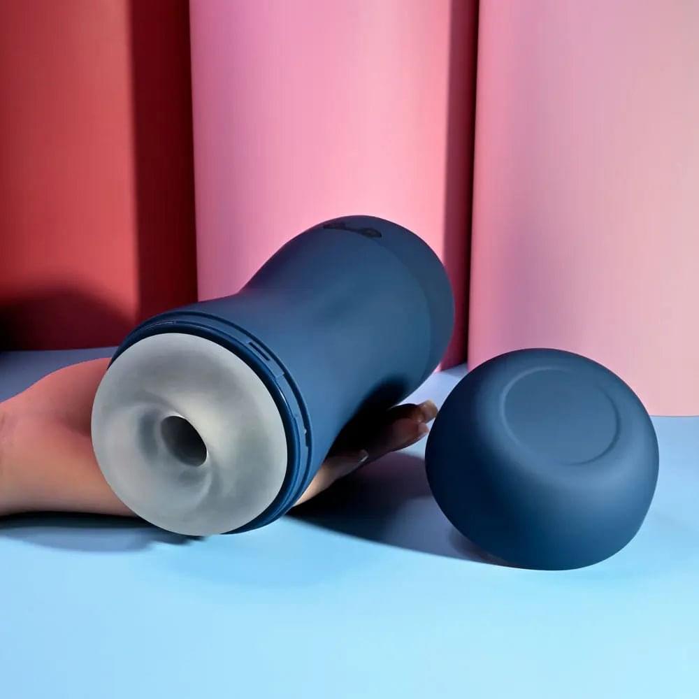 Playboy Pleasure GUSTO - USB Rechargeable Vibrating & Sucking Masturbator Playboy Pleasure Discreet Intimate Essentials.