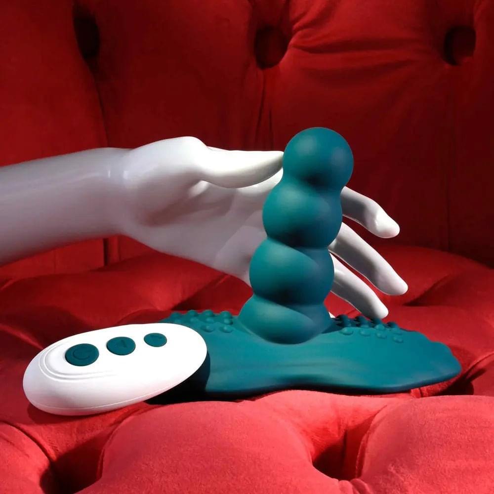Playboy Pleasure HAVE A SEAT -  USB Rechargeable Rideable Vibrator and Grinder Pad with Remote Playboy Pleasure Discreet Intimate Essentials.