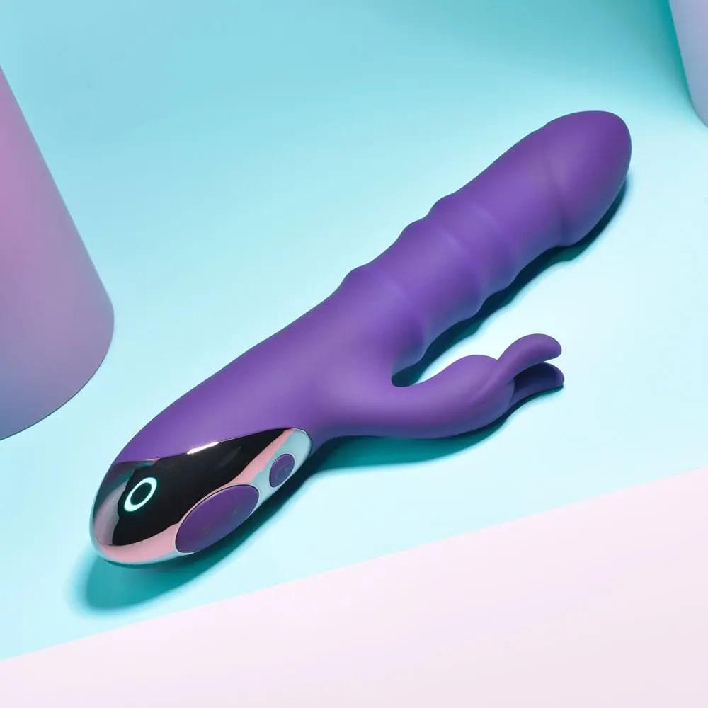 Playboy Pleasure HOP TO IT -  23.5 cm USB Rechargeable Rabbit Vibrator Playboy Pleasure Discreet Intimate Essentials.