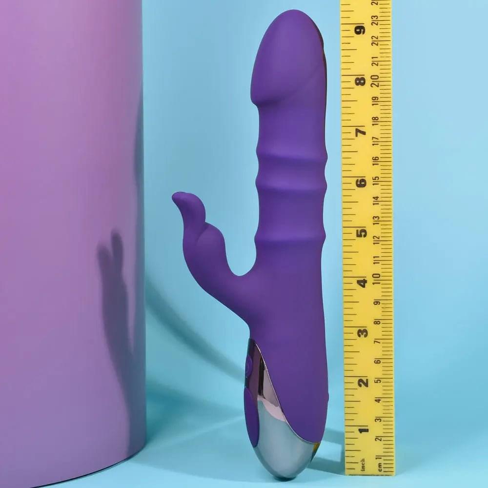 Playboy Pleasure HOP TO IT -  23.5 cm USB Rechargeable Rabbit Vibrator Playboy Pleasure Discreet Intimate Essentials.