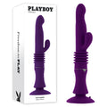 Shop affordable quality Playboy Pleasure HOPPY ENDING - 29.2 cm USB Rechargeable Thrusting Rabbit Vibrator - Discreet Intimate Essentials - VIBRATORS - Playboy Pleasure