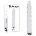Shop affordable quality Playboy Pleasure IN A TWIST - Glass 17.5 cm USB Rechargeable Vibrator - Discreet Intimate Essentials - VIBRATORS - Playboy Pleasure