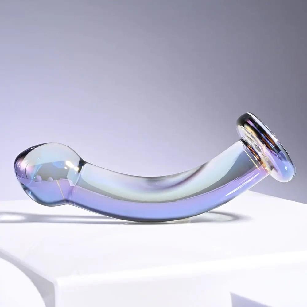 Playboy Pleasure JEWELS KING -  Glass 16.3 cm Dildo Playboy Pleasure Discreet Intimate Essentials.