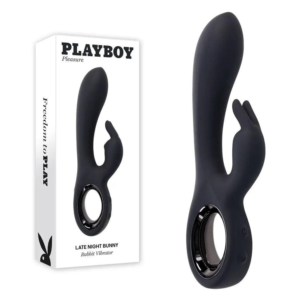 Shop affordable quality Playboy Pleasure LATE NIGHT BUNNY - 20 cm USB Rechargeable Rabbit Vibrator - Discreet Intimate Essentials - VIBRATORS - Playboy Pleasure