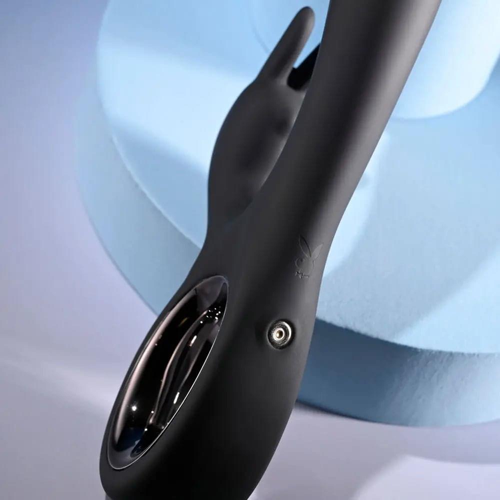 Playboy Pleasure LATE NIGHT BUNNY -  20 cm USB Rechargeable Rabbit Vibrator Playboy Pleasure Discreet Intimate Essentials.