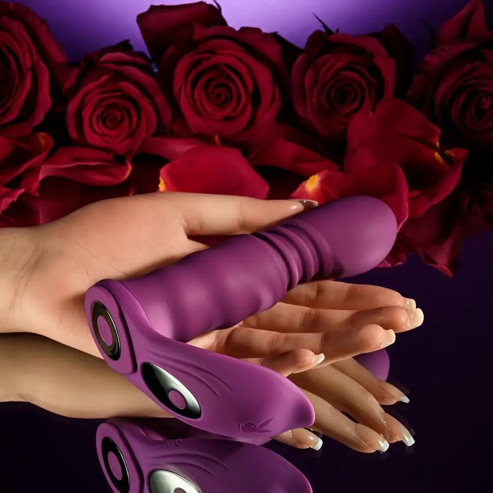 Playboy Pleasure MATCH PLAY -  USB Rechargeable with C-Ring Attachment Playboy Pleasure Discreet Intimate Essentials.
