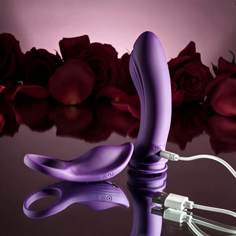 Playboy Pleasure MIX & MATCH -  USB Rechargeable with C-Ring Attachment Playboy Pleasure Discreet Intimate Essentials.