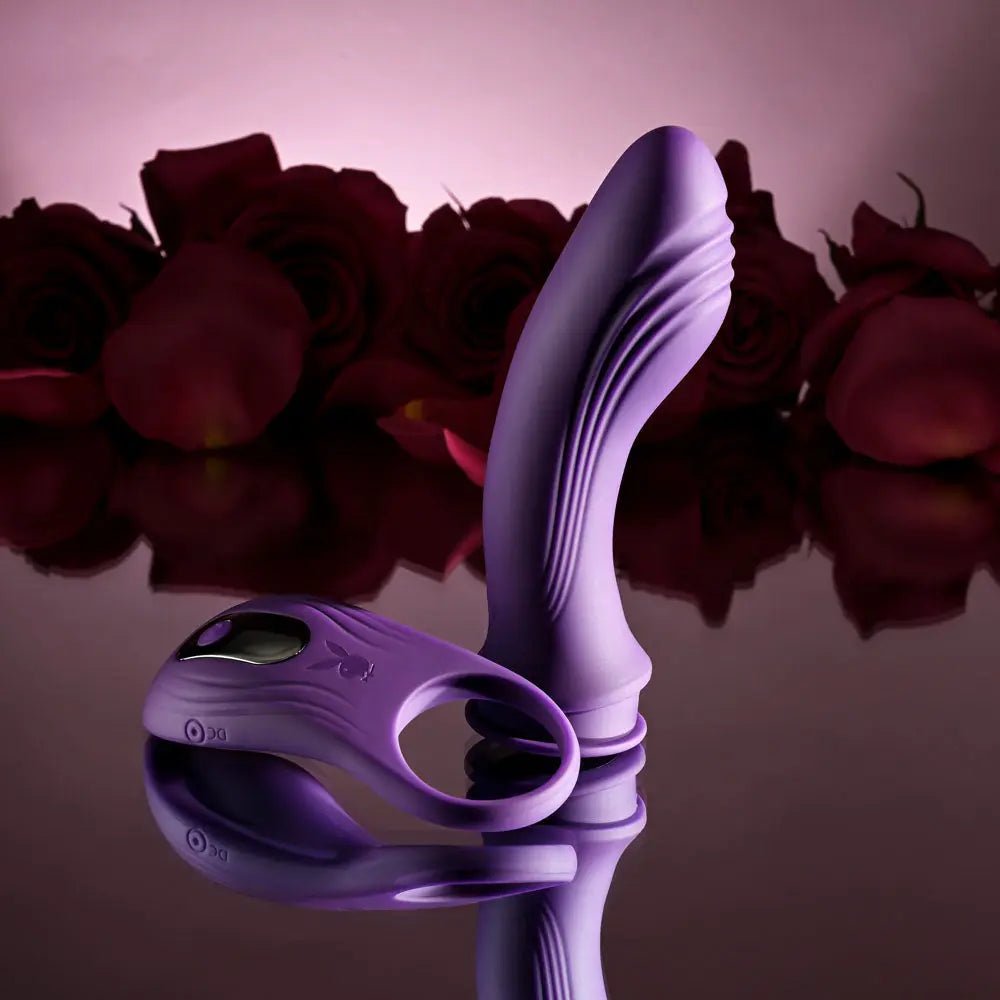 Shop affordable quality Playboy Pleasure MIX & MATCH - USB Rechargeable with C-Ring Attachment - Discreet Intimate Essentials - VIBRATORS - Playboy Pleasure