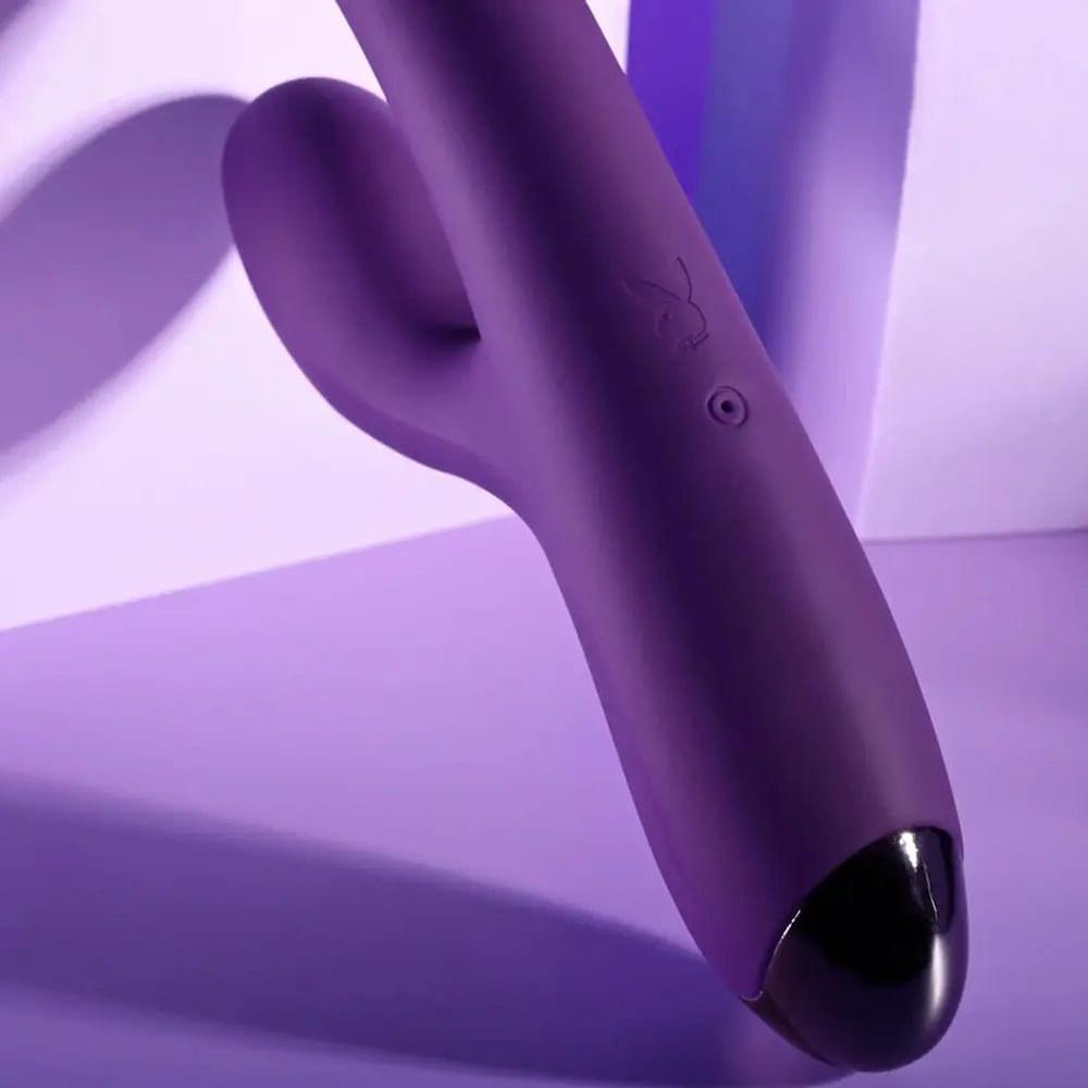 Playboy Pleasure NEW CRUSH -  20.6 cm USB Rechargeable Rabbit Vibrator Playboy Pleasure Discreet Intimate Essentials.