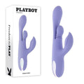 Playboy Pleasure NUBBIN RUBBIN -  24.1 cm USB Rechargeable Thrusting Rabbit Vibrator Playboy Pleasure Discreet Intimate Essentials.