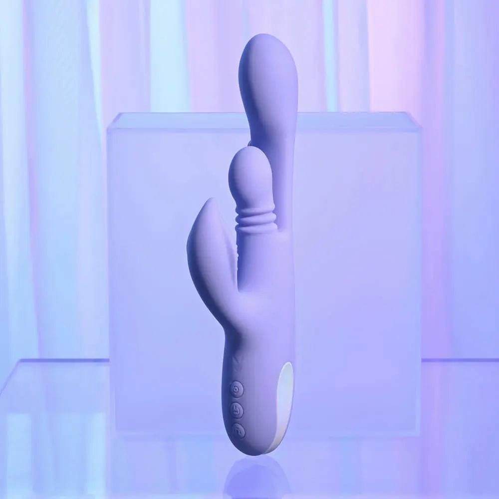Playboy Pleasure NUBBIN RUBBIN -  24.1 cm USB Rechargeable Thrusting Rabbit Vibrator Playboy Pleasure Discreet Intimate Essentials.