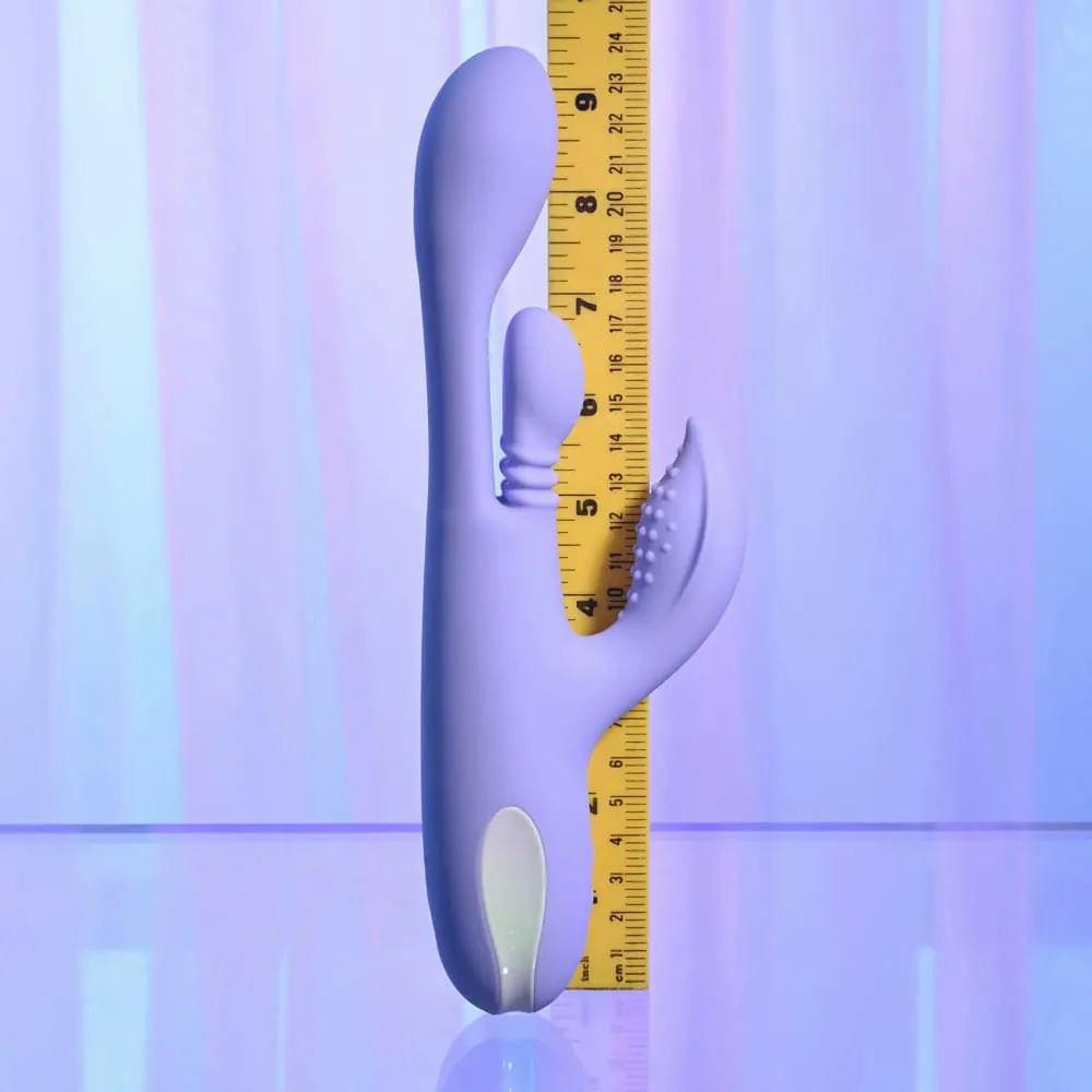Playboy Pleasure NUBBIN RUBBIN -  24.1 cm USB Rechargeable Thrusting Rabbit Vibrator Playboy Pleasure Discreet Intimate Essentials.